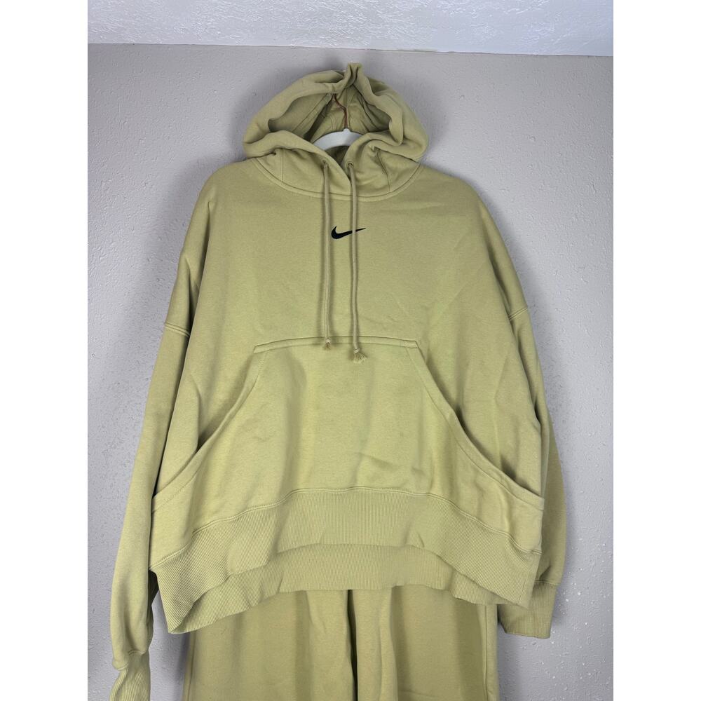 Nike Jogger Phoenix Fleece Set in Buff Gold Womens Hoodie-Large Joggers-Medium - Picture 2 of 6